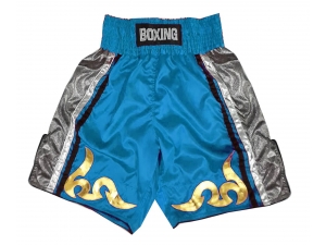 Custom Boxing Shorts : KNBSH-030-Skyblue